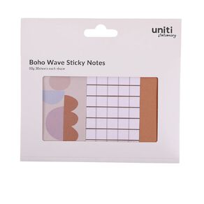 Uniti Stationery Boho Wave Sticky Notes