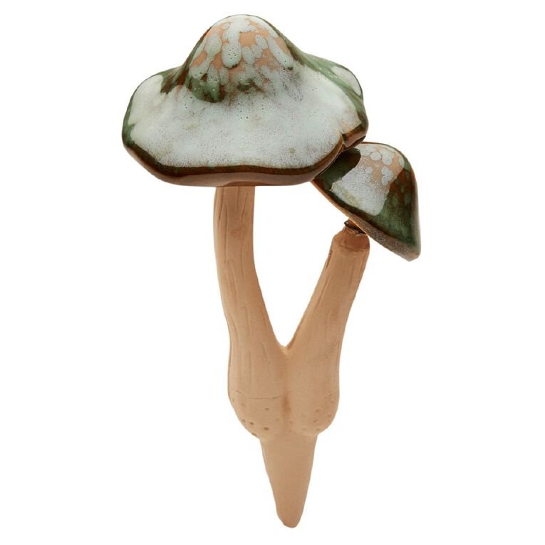 Kiwi Garden Pottery Mushroom Stake Assorted, , hi-res