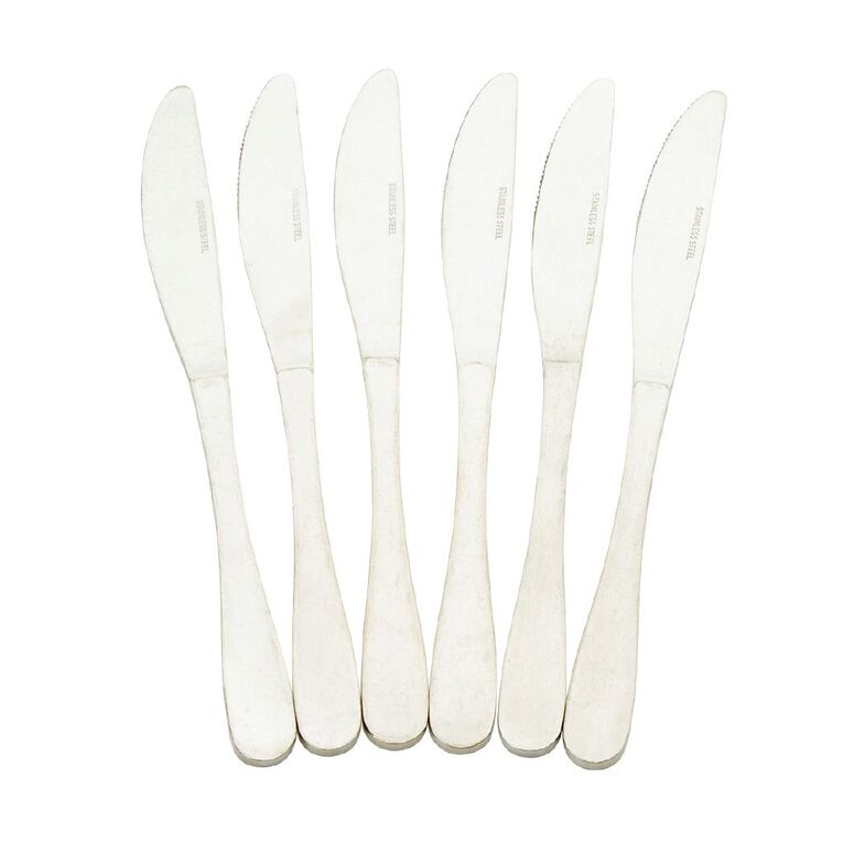 Living & Co Everyday Knives Stainless Stainless Steel 6 Pack, , hi-res