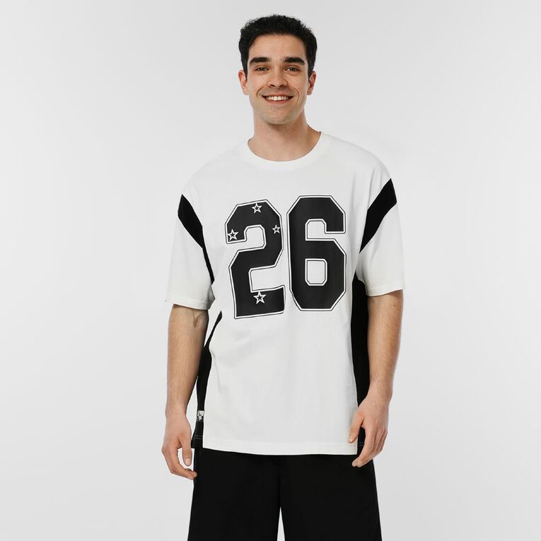 Active Intent Supporter Spliced Tee, White, hi-res