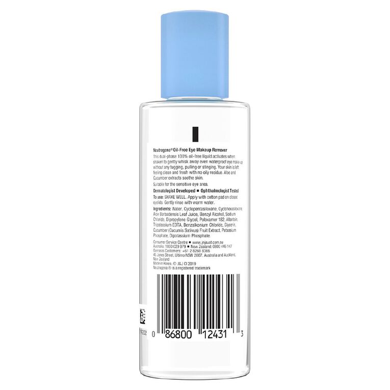 Neutrogena Oil Free Eye make Up Remover 112ml, , hi-res