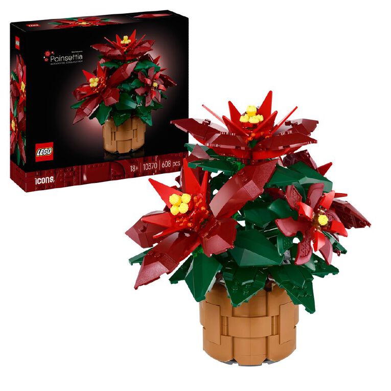 LEGO Botanicals Poinsettia 10370, , hi-res