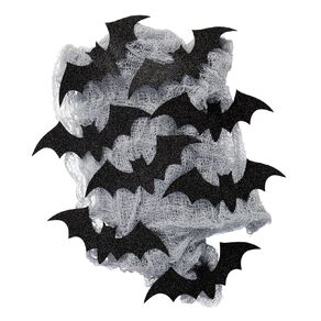 Scarehouse Halloween Bat Gauze Decoration