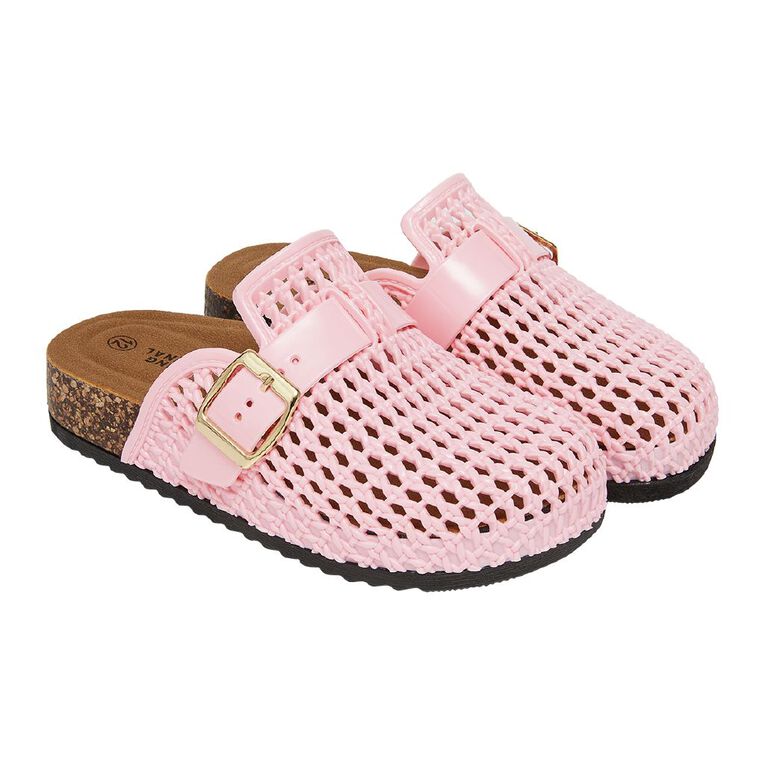 Young Original Senior Kids' Jelly Mule, Pink, hi-res