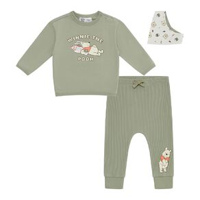 Winnie the Pooh Babies' 3 Piece Sweater Set