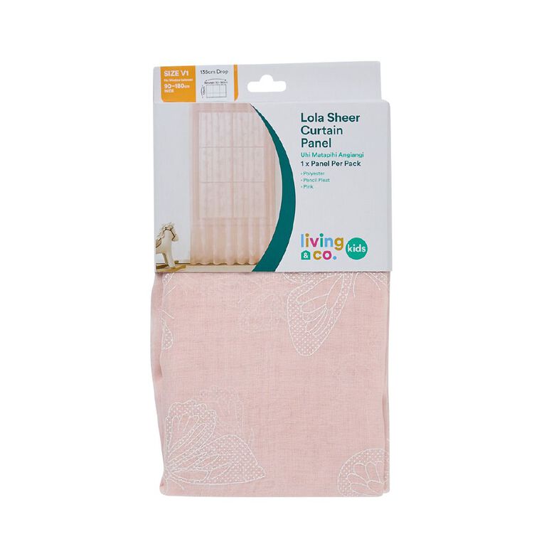 Living & Co Kids Kids Lola Voile Pink, , hi-res