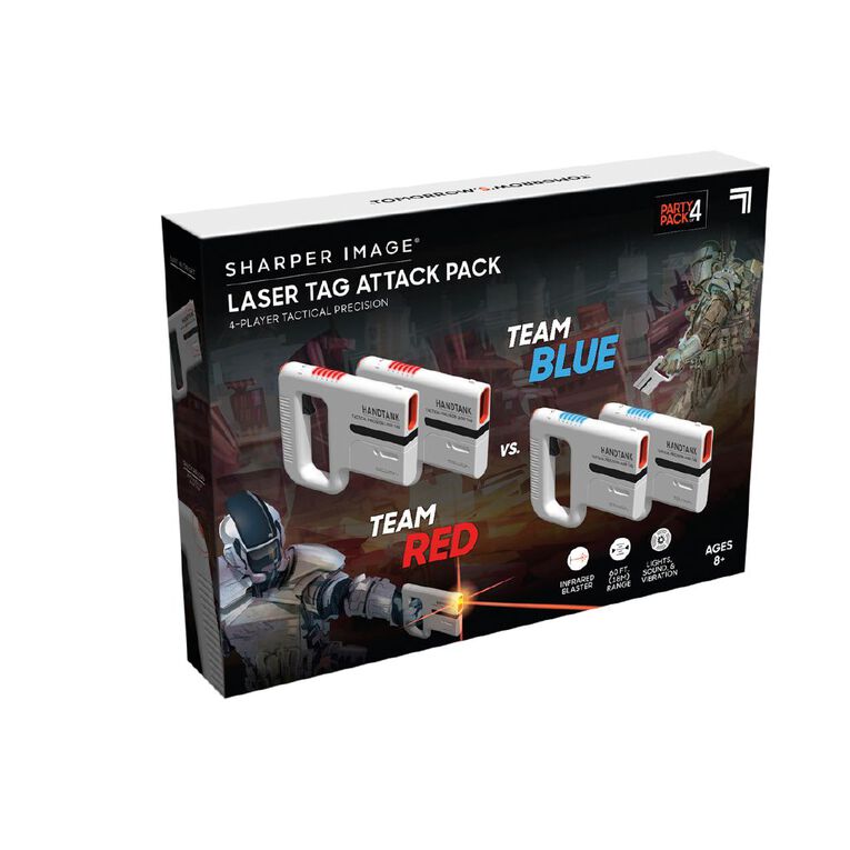 Laser Tag Handtank Attack Pack 4 Pack, , hi-res