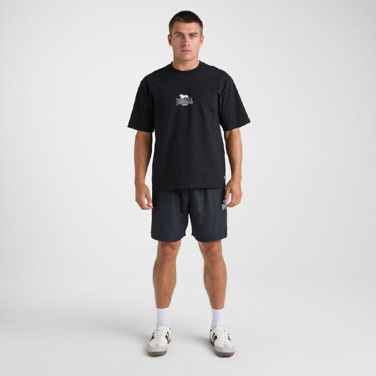 Lonsdale Men's Club Shorts, Black, hi-res