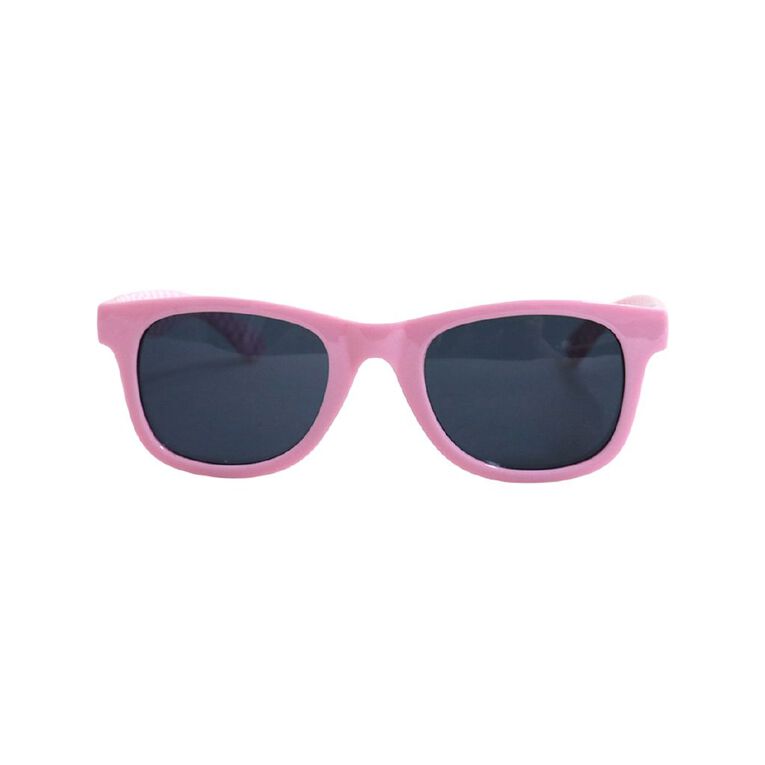 H&H Kids' Checkered Sunglasses Pink and White, , hi-res