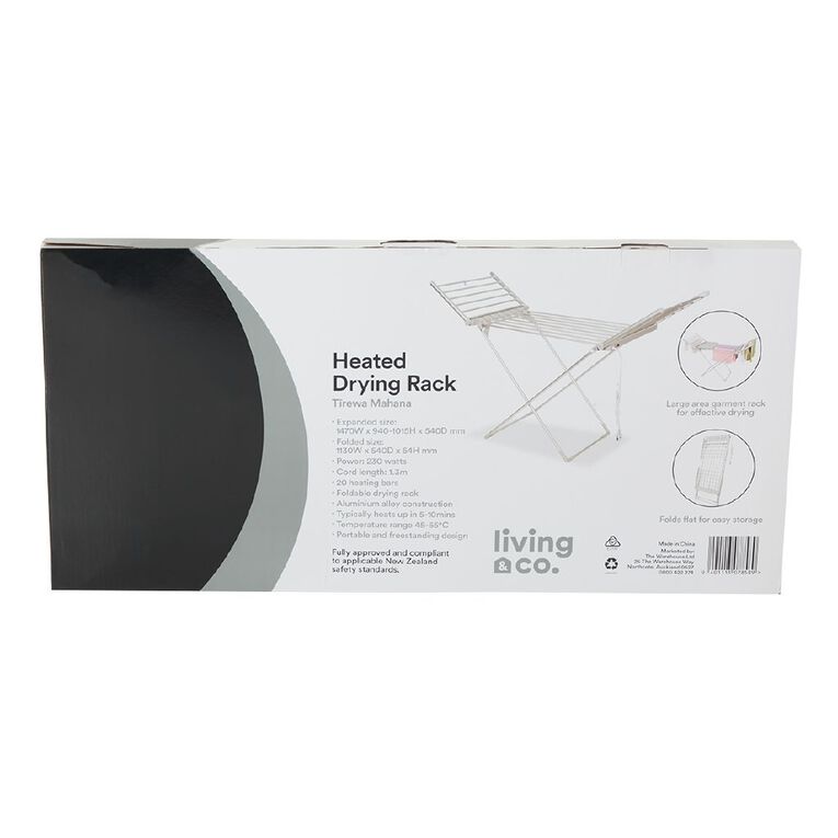 Living & Co Heated Drying Rack, , hi-res