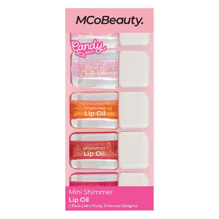 MCoBeauty Candy Collection Mini Shimmer Lip Oil 5 Pack, , hi-res