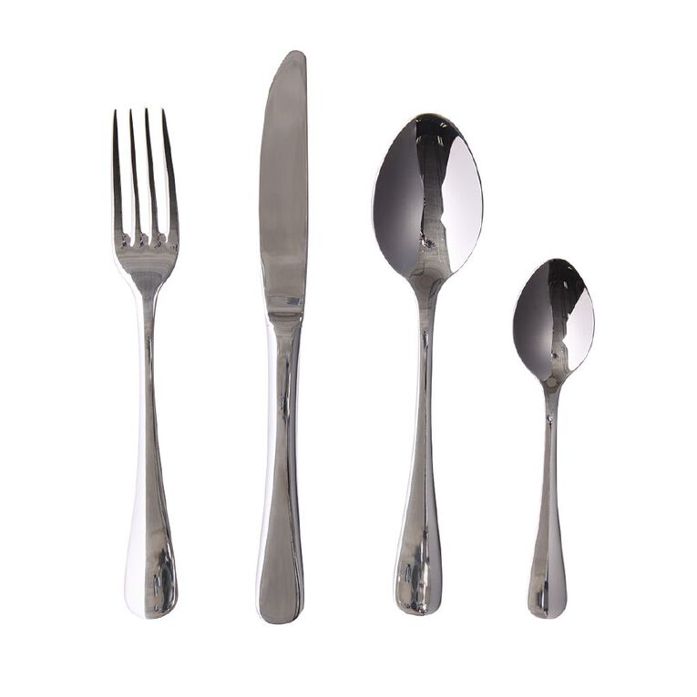 Living & Co Allure Cutlery Set 16 Piece Stainless Steel, , hi-res
