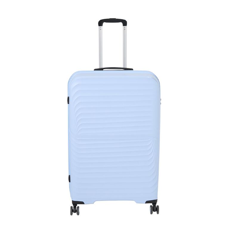 Intrepid 70cm Hardside Checked Suitcase Blue, , hi-res