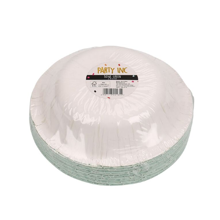 Party Inc Bowl Green 20 Pack, , hi-res