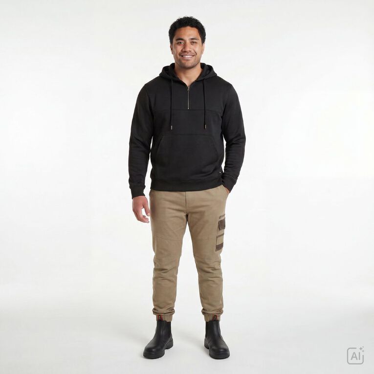 Rivet Men's Cuffed Jogger, Tan, hi-res