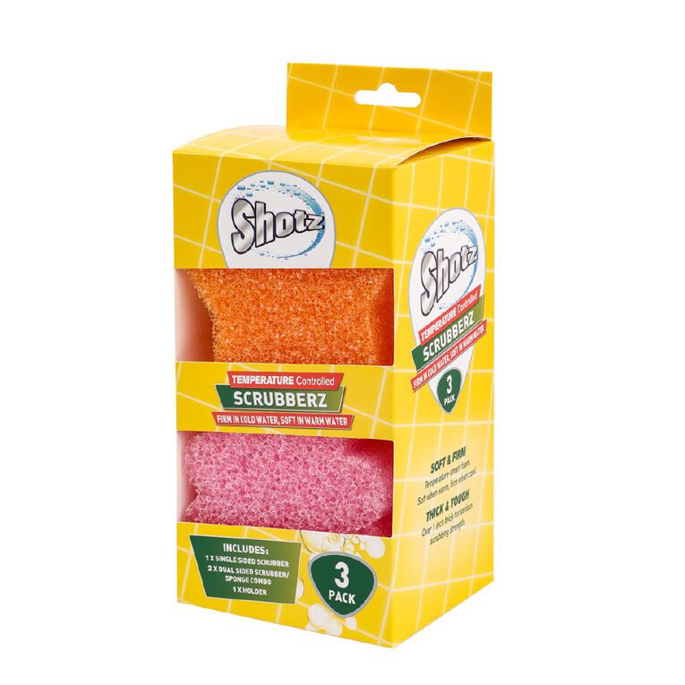 Shotz Scrubberz with Holder 3 Pack