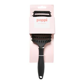Poppi Vented Paddle Brush Black