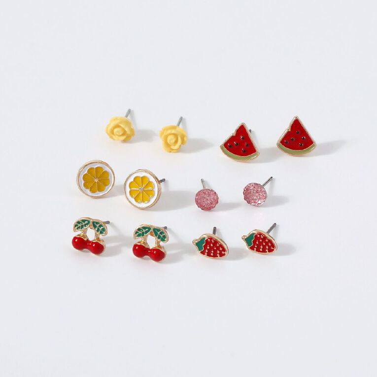 Kids' Flower Stud Earrings, , hi-res