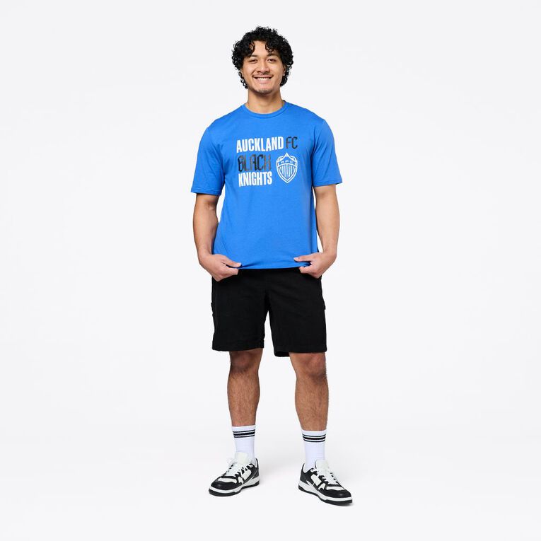 Auckland FC Men's Tee, Blue Mid, hi-res