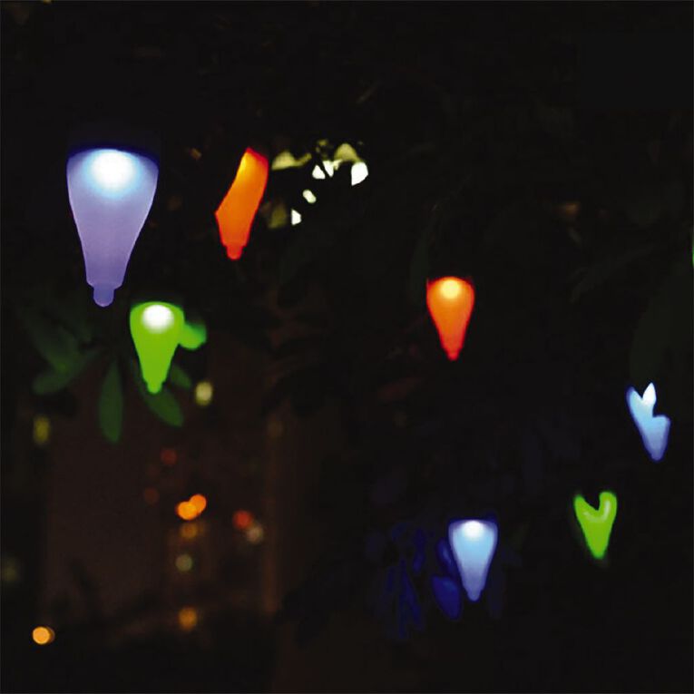 Kiwi Garden Solar Plastic Colour Light 4 Pack, , hi-res
