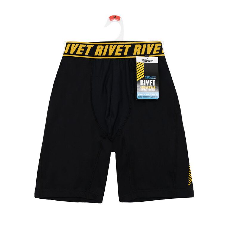 Rivet Men's Endurance Trunks, Orange, hi-res
