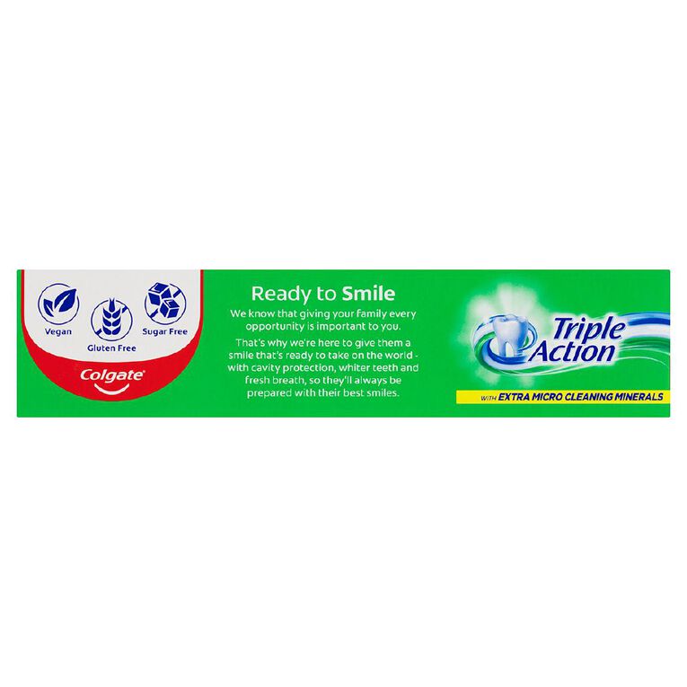 Colgate Triple Action Toothpaste Value Pack 210g, , hi-res
