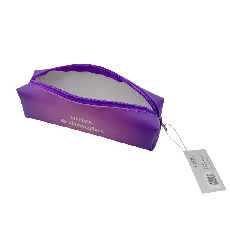 Uniti Adults Aura Purple Pencil Case, , hi-res