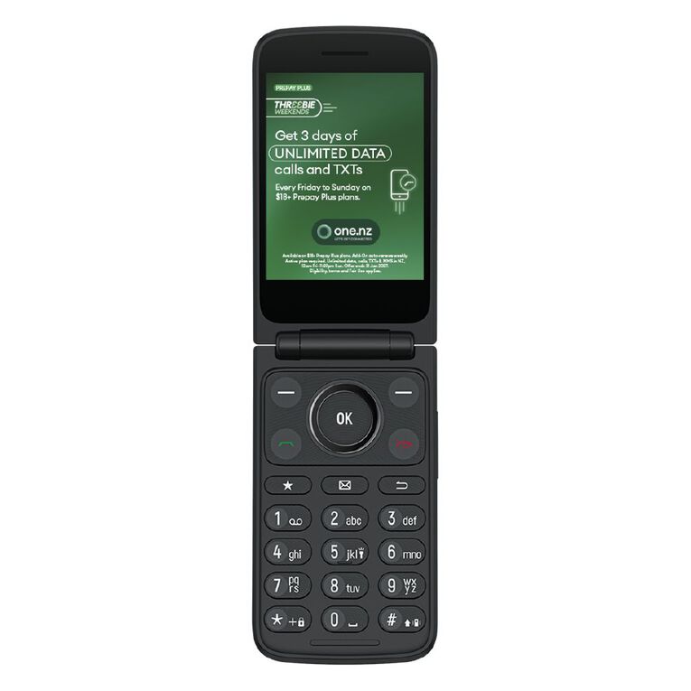 TCL 4043 4G Flip Locked with One NZ Sim Bundle, , hi-res