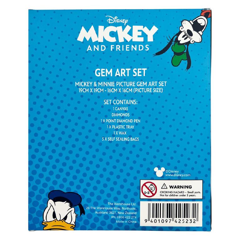 Mickey Mouse Kids Gem Art- Good Day, , hi-res