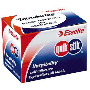 Quik Stik Labels Oval Introducing 100 Pack