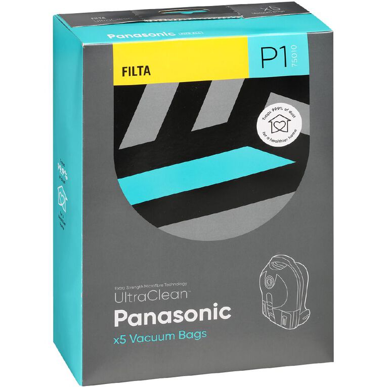 Ultra Clean Vacuum Bags For Panasonic 5 Pack, , hi-res