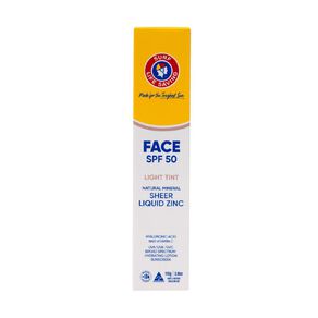 surf life saving zinc spf50 face pump - light tint 110g