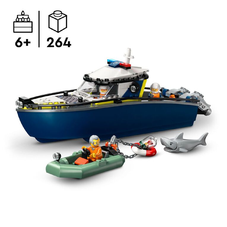 LEGO CITY Police Boat Chase 60456, , hi-res
