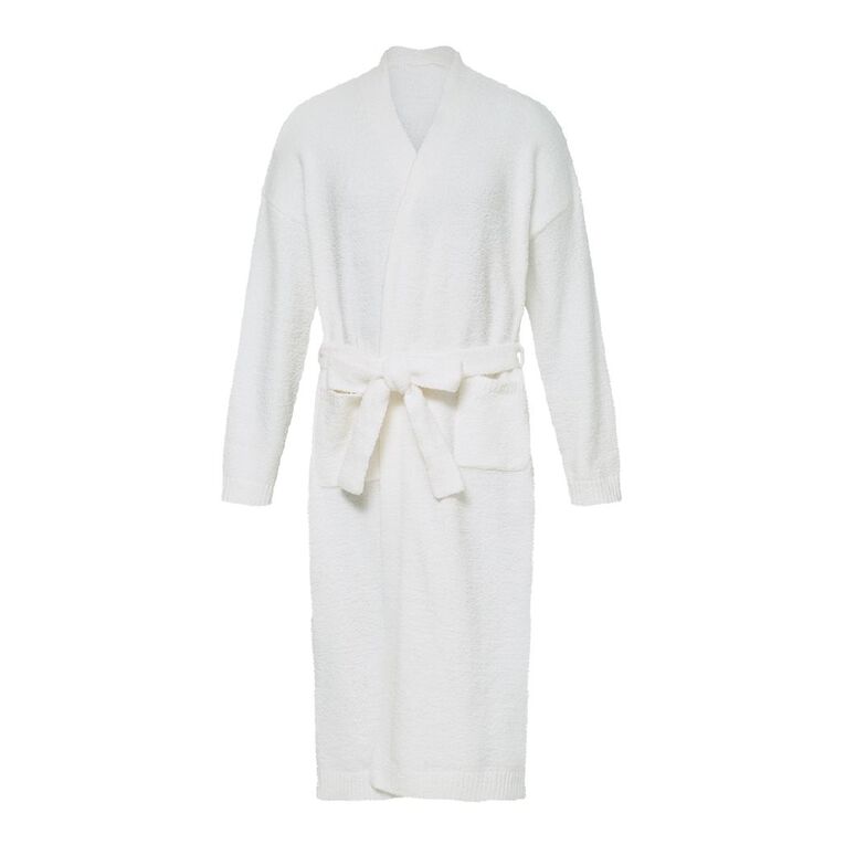 H&H Women's Boucle Robe, White, hi-res