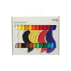 Uniti Acrylic Paints 36ml 24 Pack