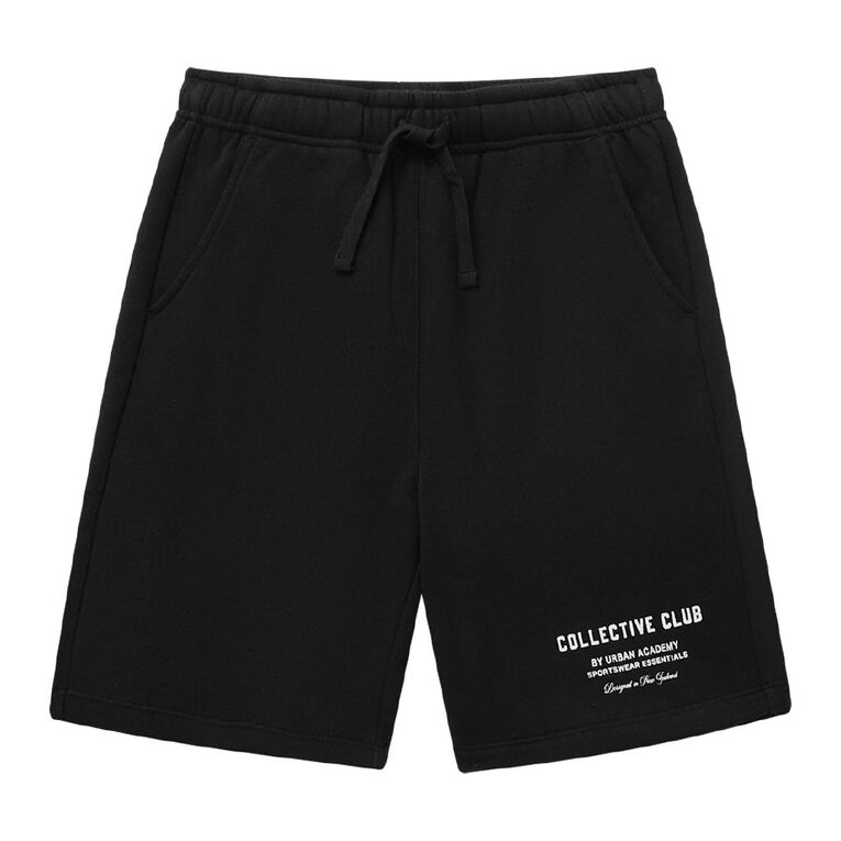 Young Original Urban Academy Track Shorts, Black, hi-res