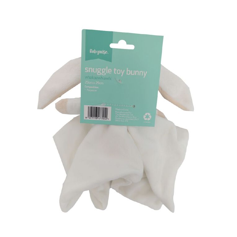 Babywise Snuggle Toy Bunny, , hi-res