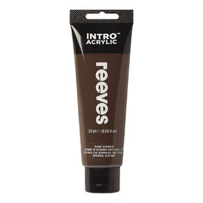 Reeves Intro Acrylic Paint Raw Umber 100ml