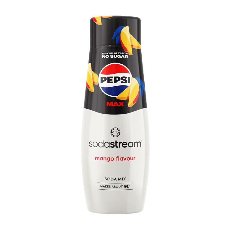 Sodastream Pepsi Max Mango Syrup 440ml Black The Warehouse