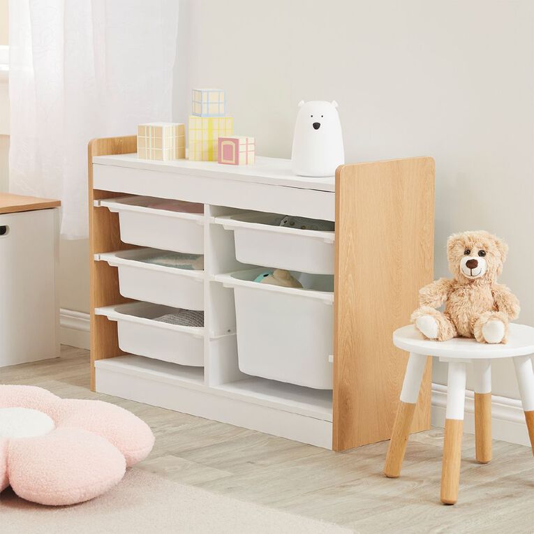 Living & Co Luca Kids' Tub Storage Unit, , hi-res