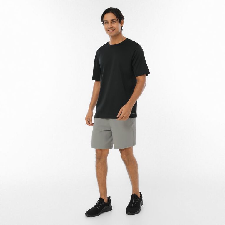 Active Intent Men's Stretch Active Shorts, Grey Mid, hi-res