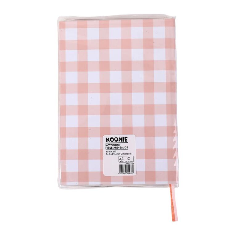 Kookie Yum Cafe Notebook Fries And Sauce, , hi-res