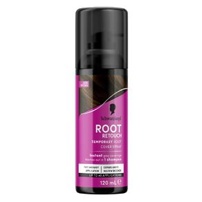 schwarzkopf root retoucher dark brown temporary root cover spray 1 each