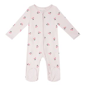 Young Original Babies' Zip-Thru Footed All-in-One