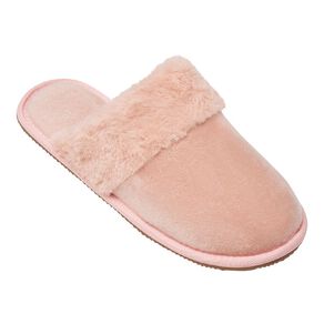 H&H Women's Trim Scuff Slippers