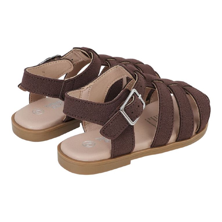 Young Original Junior Kids' Fisher Sandals, Brown Dark, hi-res