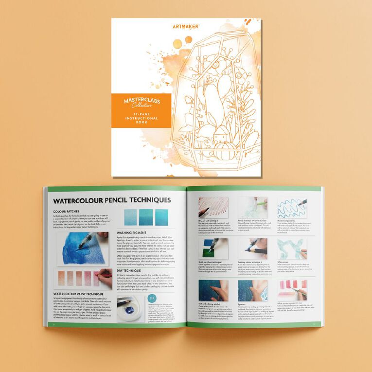 Artmaker Masterclass Collection Watercolour Pencils, , hi-res