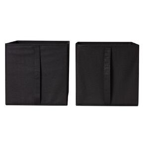 Living & Co Mason Plain Insert 2 Pack Black