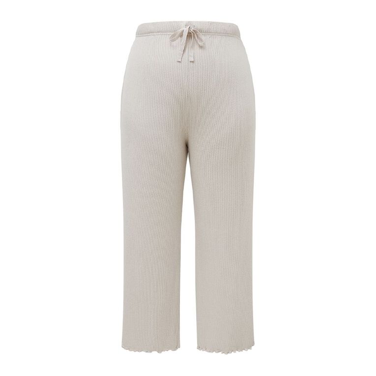 H&H Women's Plus Size Pyjama Pants, Brown Light, hi-res
