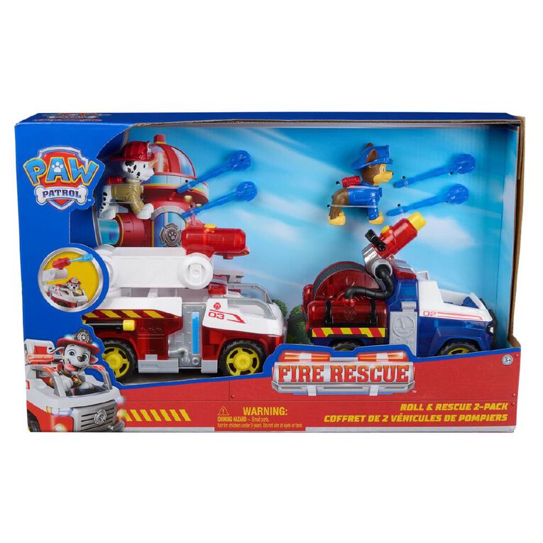 Paw Patrol Fire Rescue Roll & Rescue 2 Pack, , hi-res